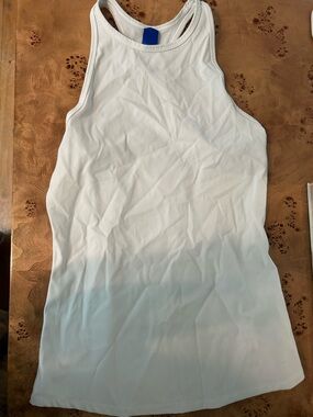 White Kit and Ace Racerback Tank Top